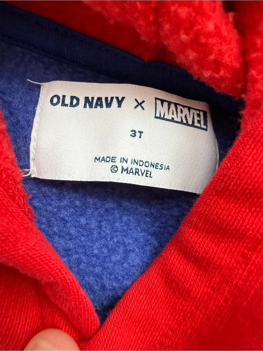 Old Navy Marvel Spider-Man Costume Hoodie 3T